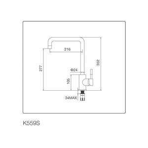 Vòi Rửa Chén Malloca K559-S